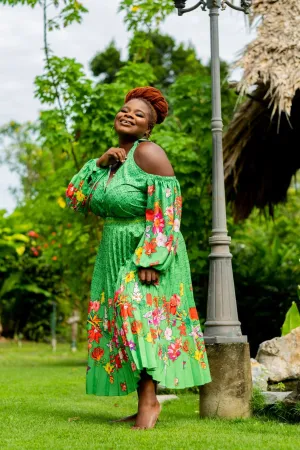 Summer Dunes | Skirt Set | Green