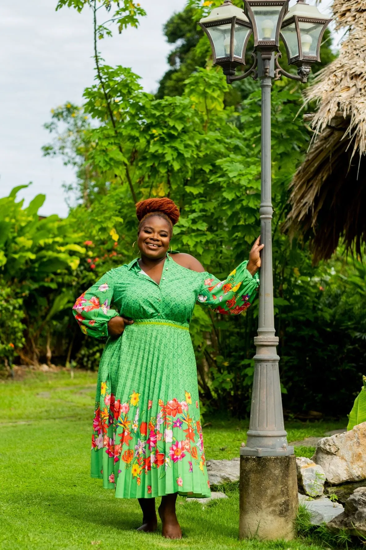 Summer Dunes | Skirt Set | Green