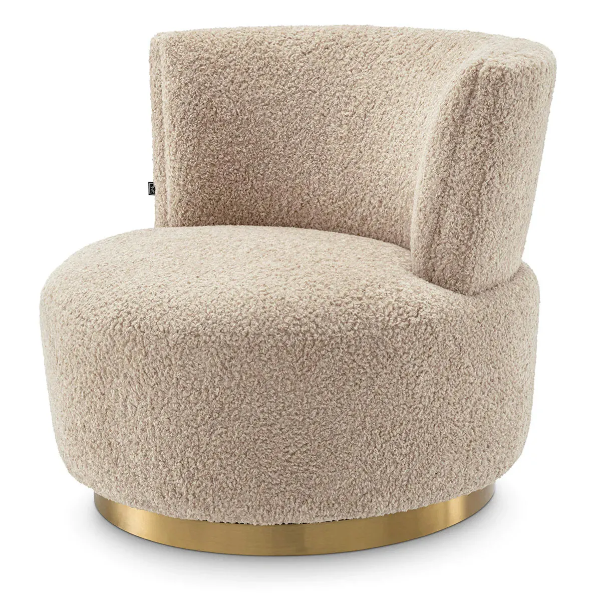 Swivel Chair Alonso - Canberra Sand