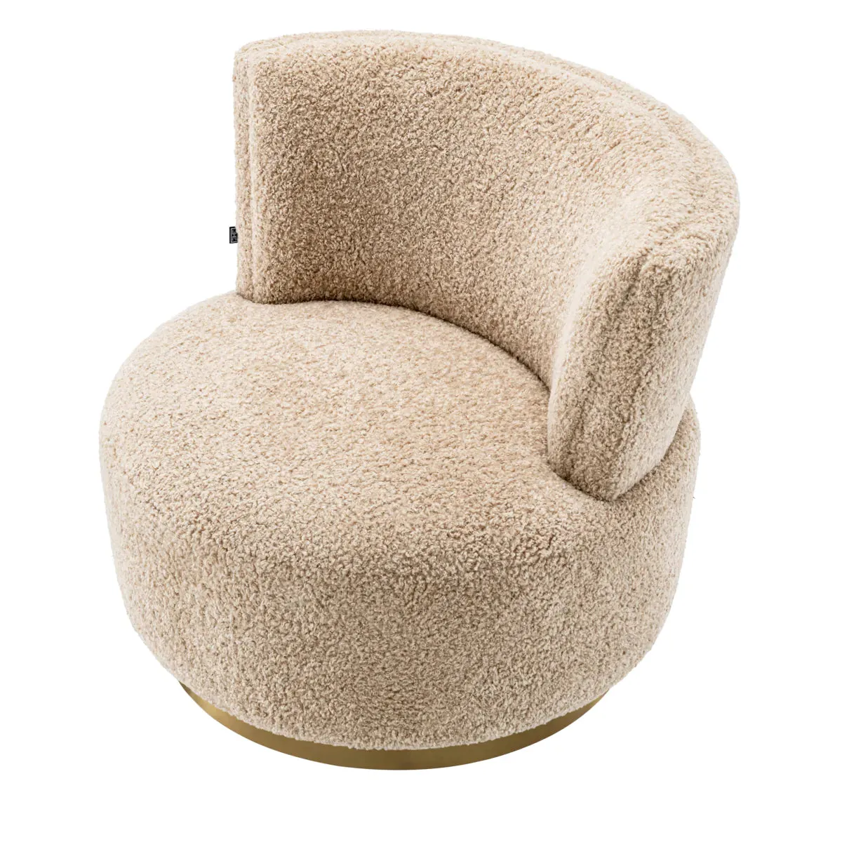 Swivel Chair Alonso - Canberra Sand
