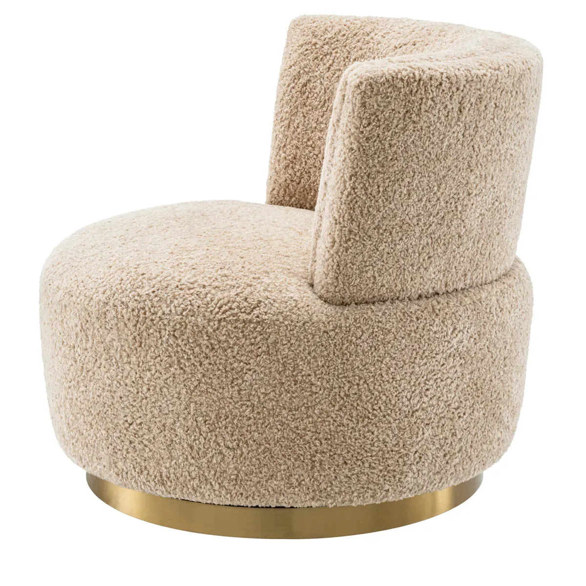 Swivel Chair Alonso - Canberra Sand