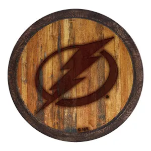 Tampa Bay Lightning: Branded "Faux" Barrel Top Sign