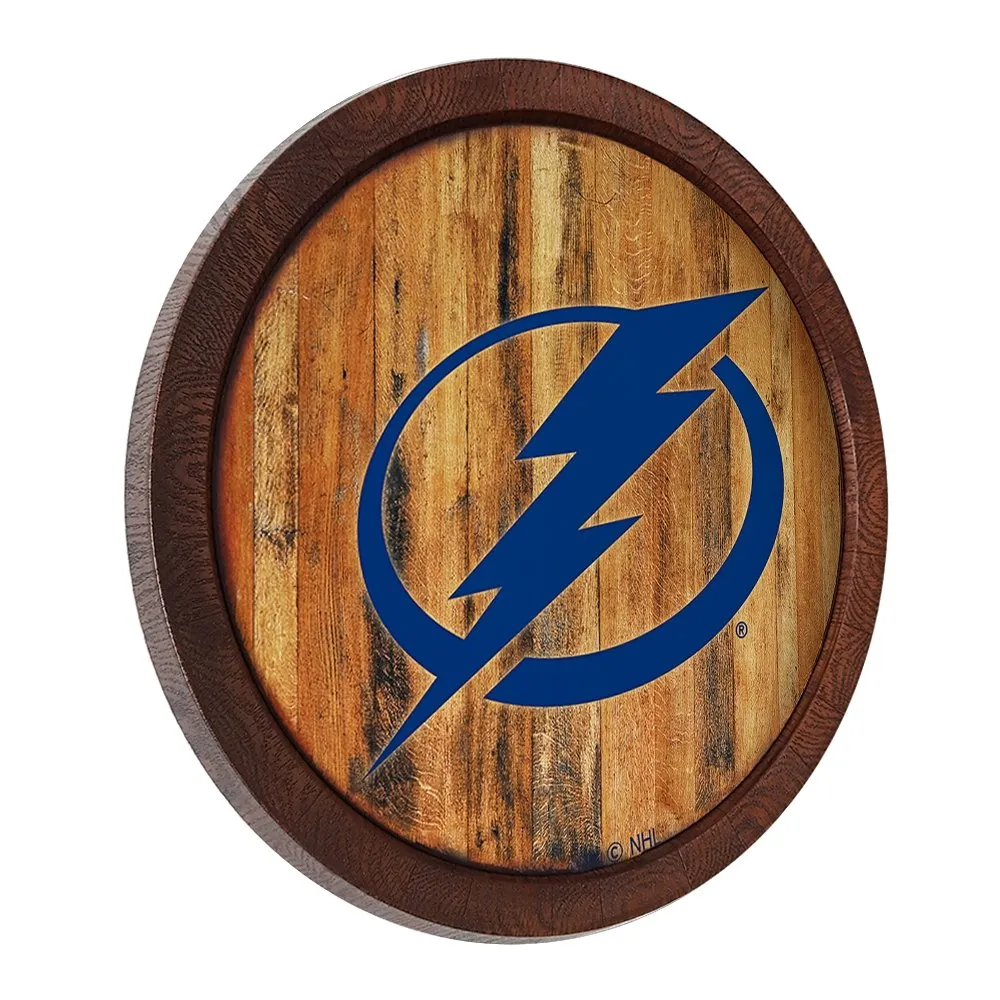 Tampa Bay Lightning: "Faux" Barrel Top Sign