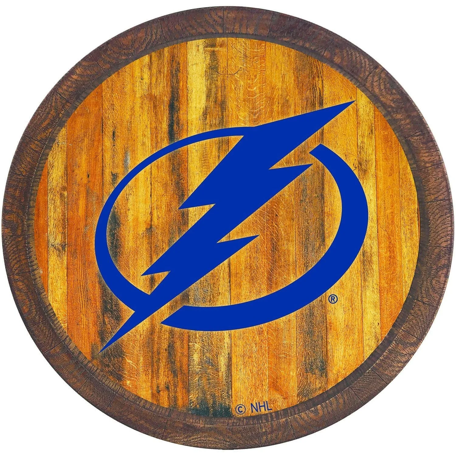 Tampa Bay Lightning: "Faux" Barrel Top Sign