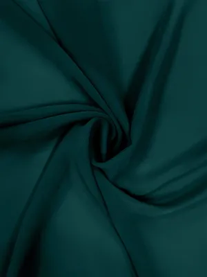 Teal Chiffon Fabric By The 1/2 Yard