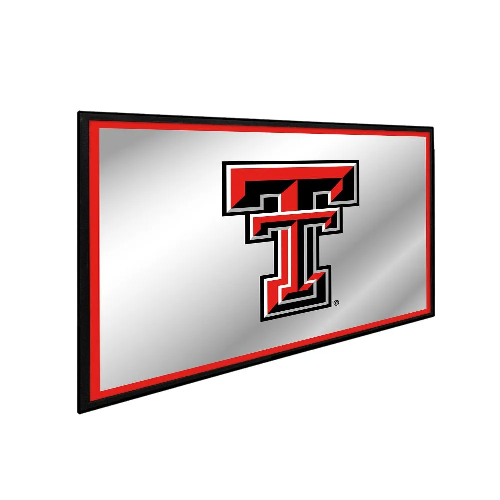 Texas Tech Red Raiders: Framed Mirrored Wall Sign