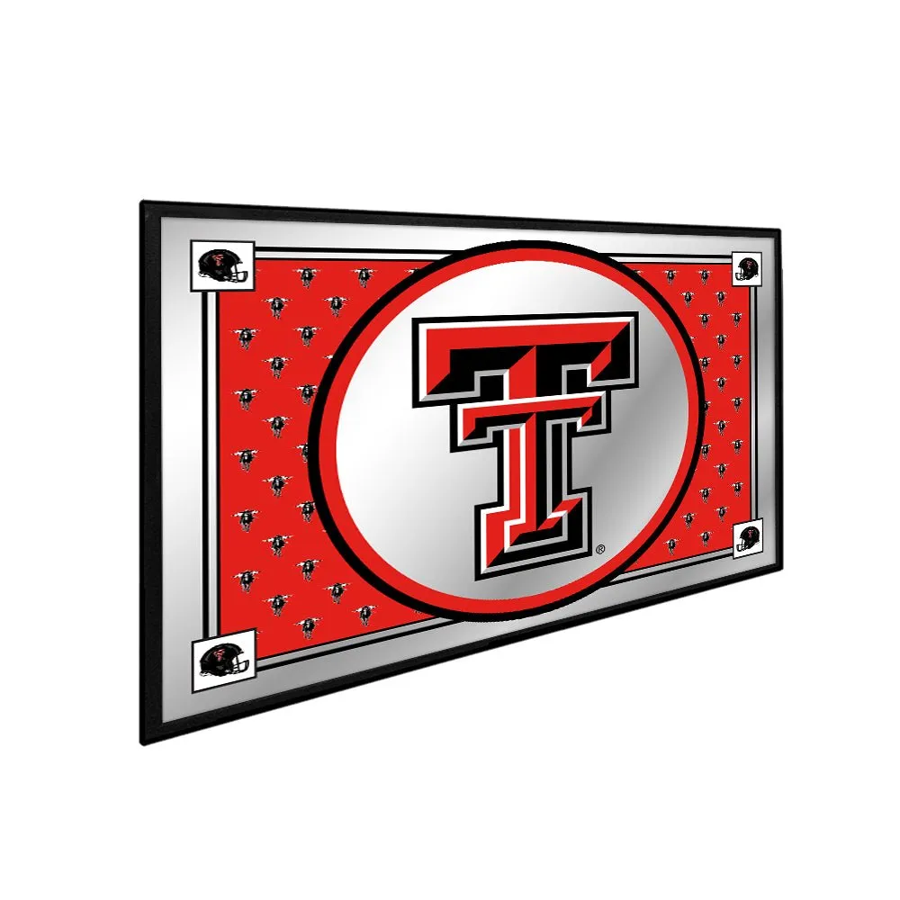 Texas Tech Red Raiders: Team Spirit - Framed Mirrored Wall Sign