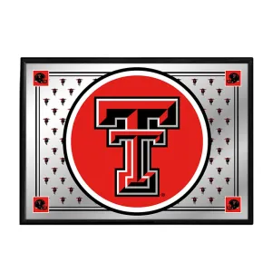 Texas Tech Red Raiders: Team Spirit - Framed Mirrored Wall Sign
