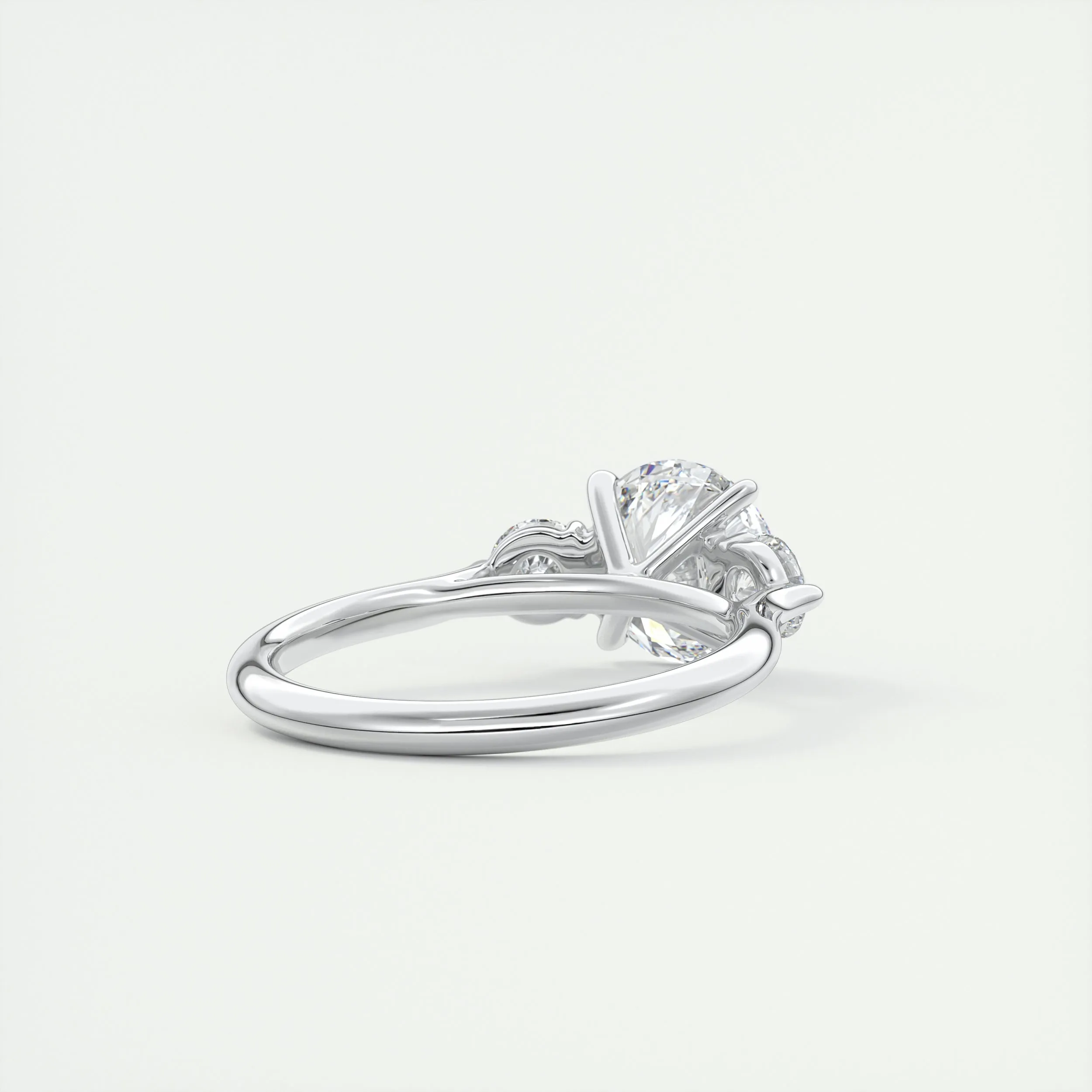 The Cathedral Three Stone | Round
