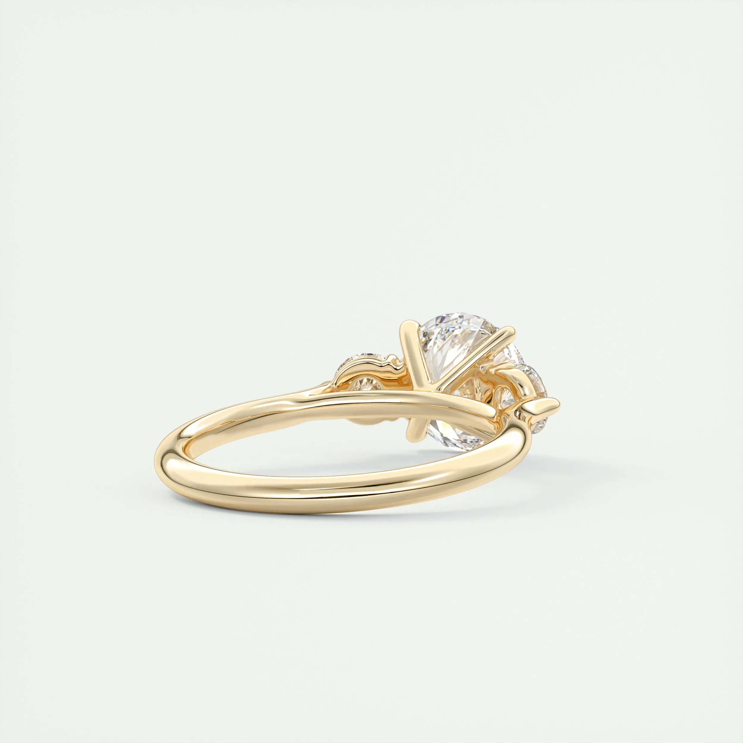 The Cathedral Three Stone | Round