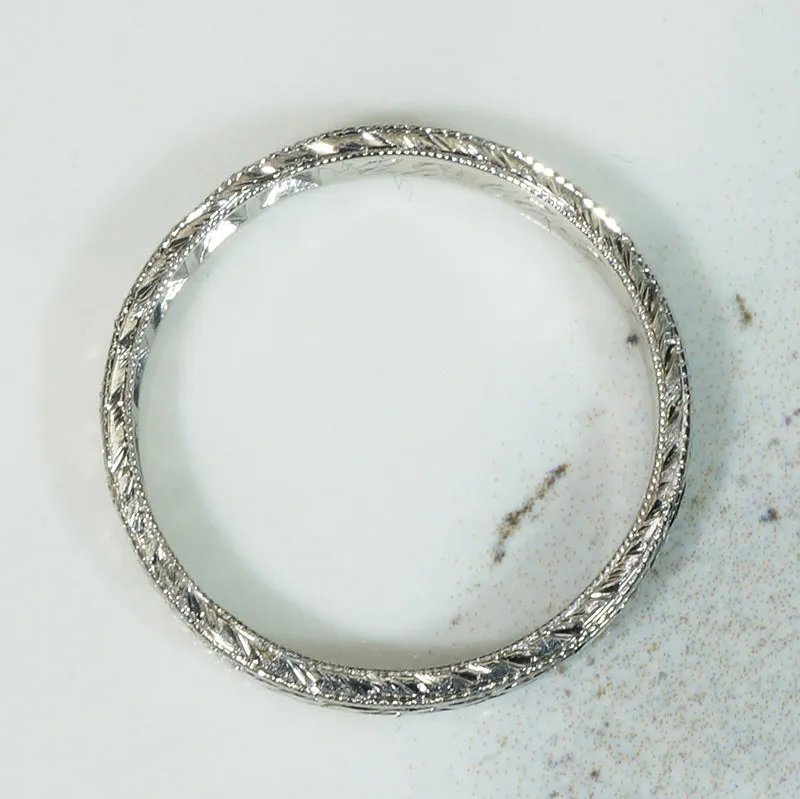 The Original Platinum Leap Year Diamond Band