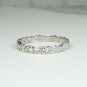 The Original Platinum Leap Year Diamond Band