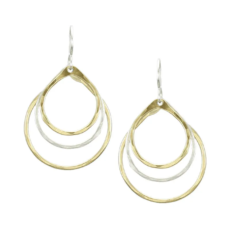 Tiered Teardrop Earring