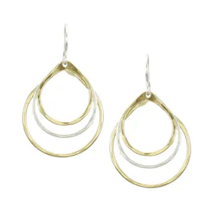 Tiered Teardrop Earring