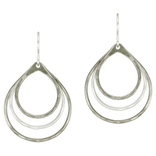Tiered Teardrop Earring