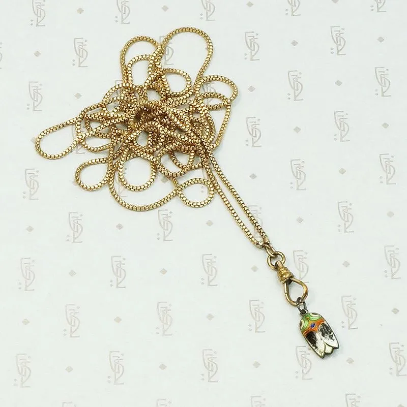 Tiny Enameled Silver Cicada Pendant
