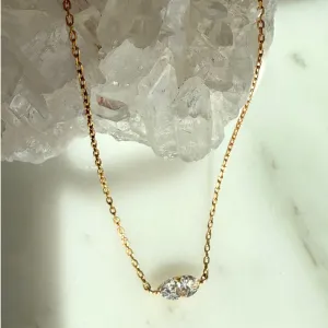 Trillion Solitaire Necklace