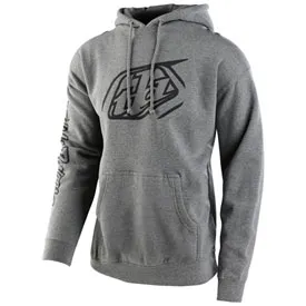 TROY LEE CROPPED BADGE HOODED SWEATSHIRT