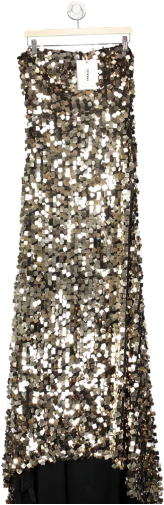 True Decadence Bronze Square Sequin Ladies Dress UK 12