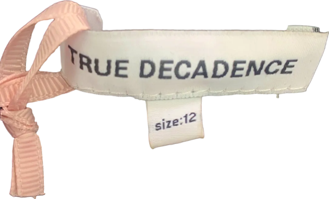 True Decadence Bronze Square Sequin Ladies Dress UK 12