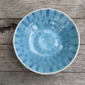 turquoise sundial bowl