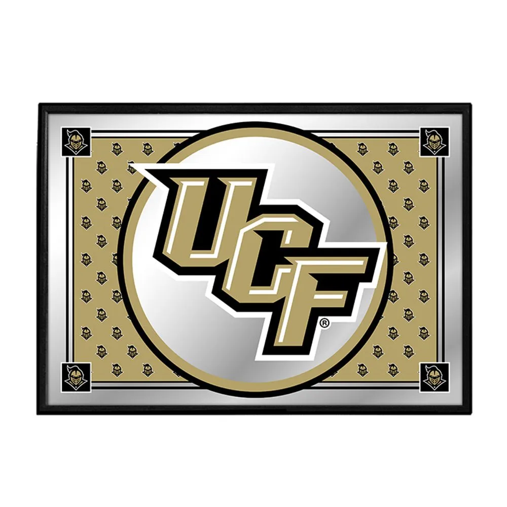 UCF Knights: Team Spirit - Framed Mirrored Wall Sign