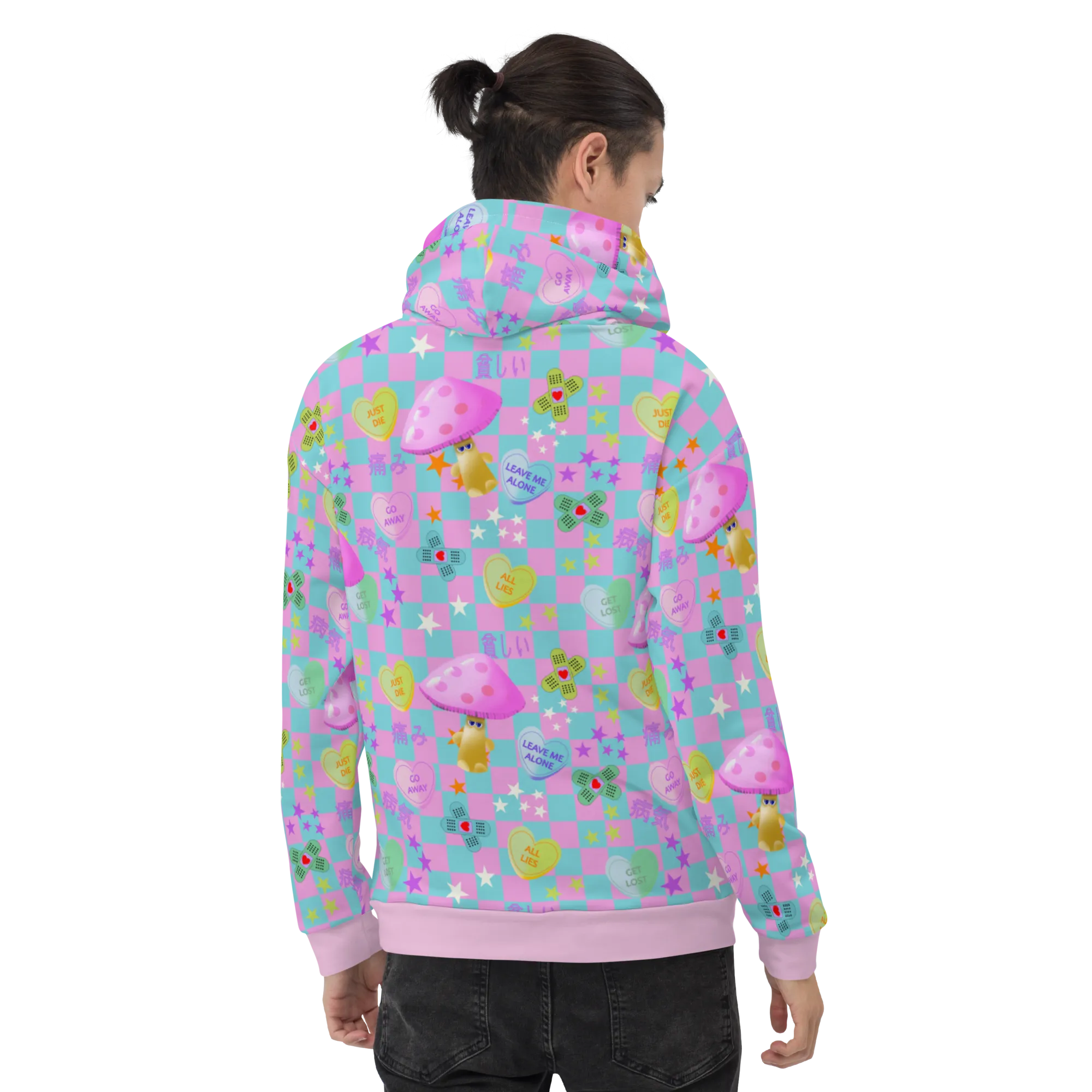 Unisex Hoodie, Fairy Kei Mushrooms