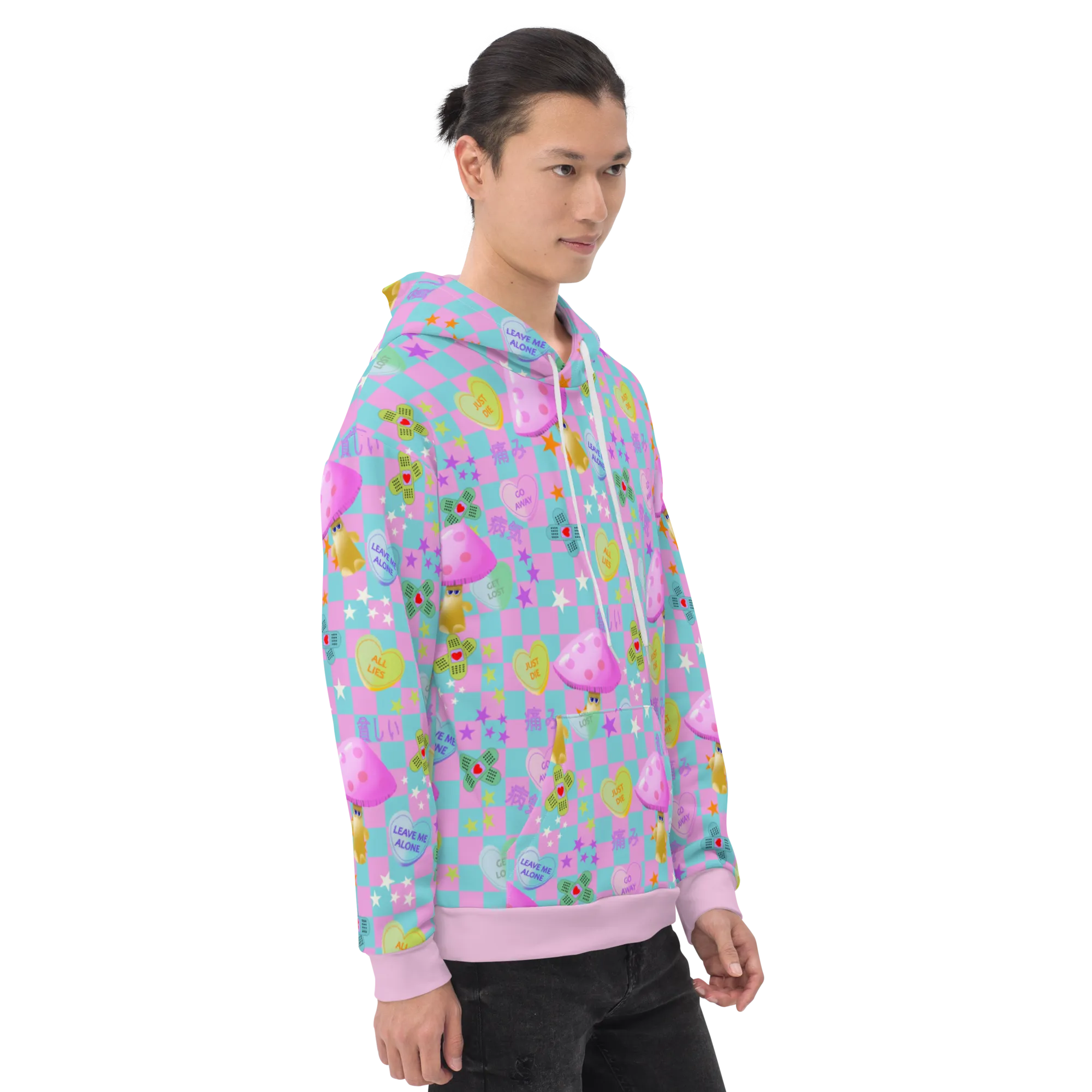 Unisex Hoodie, Fairy Kei Mushrooms