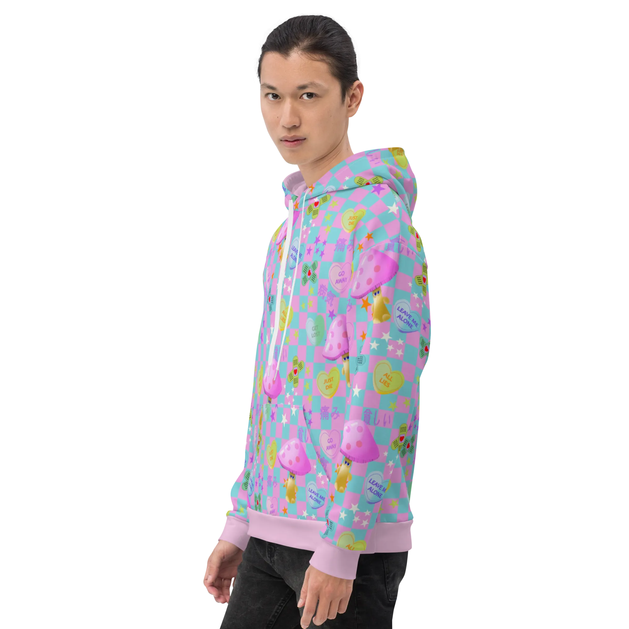 Unisex Hoodie, Fairy Kei Mushrooms