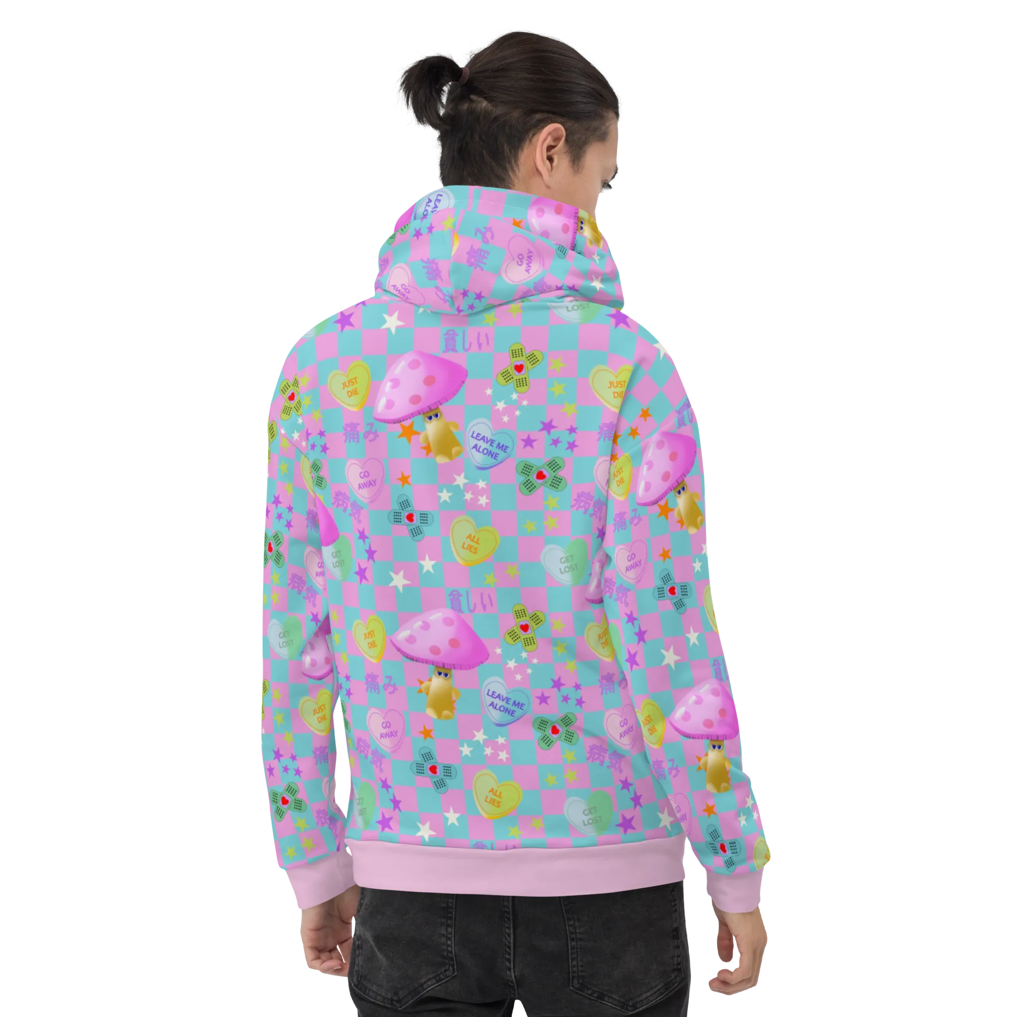 Unisex Hoodie, Fairy Kei Mushrooms