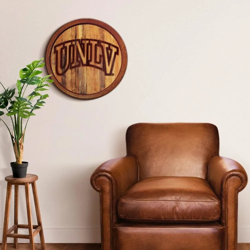 UNLV Rebels: Branded "Faux" Barrel Top Sign