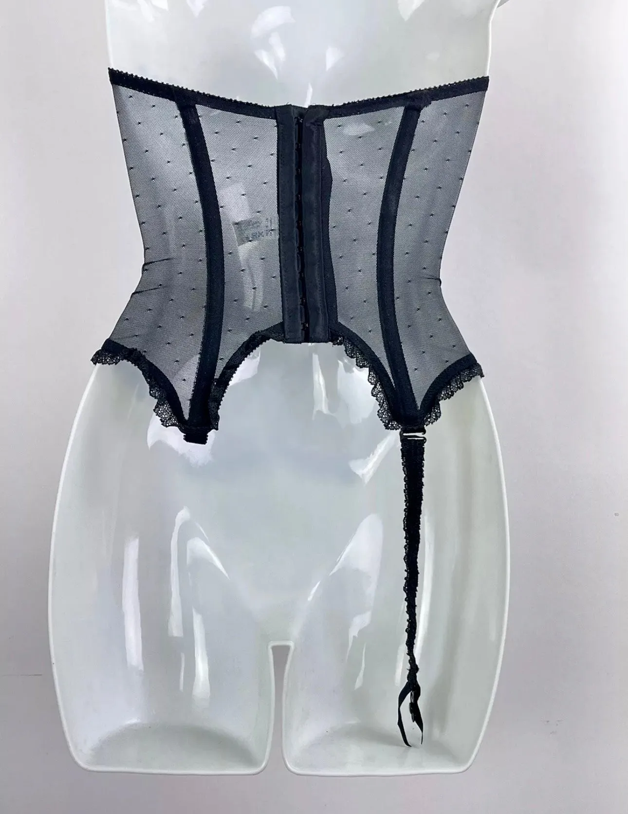 Vanity Fair Black Corset - 80s - 80C