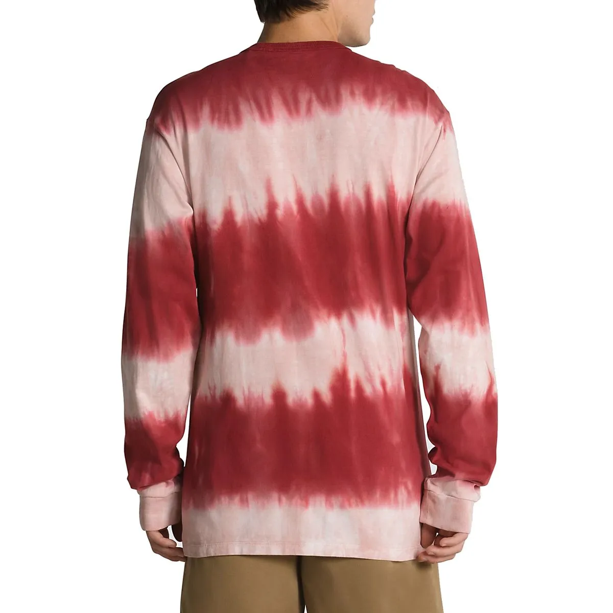 Vans Mens Off The Wall Stripe Tie Dye Long Sleeve Tee