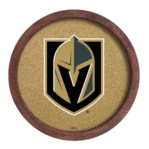Vegas Golden Knights: Barrel Top Cork Note Board