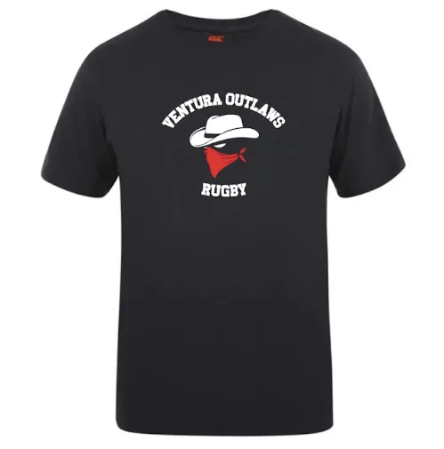 Ventura Outlaws Rugby Club Plain Tee by Canterbury
