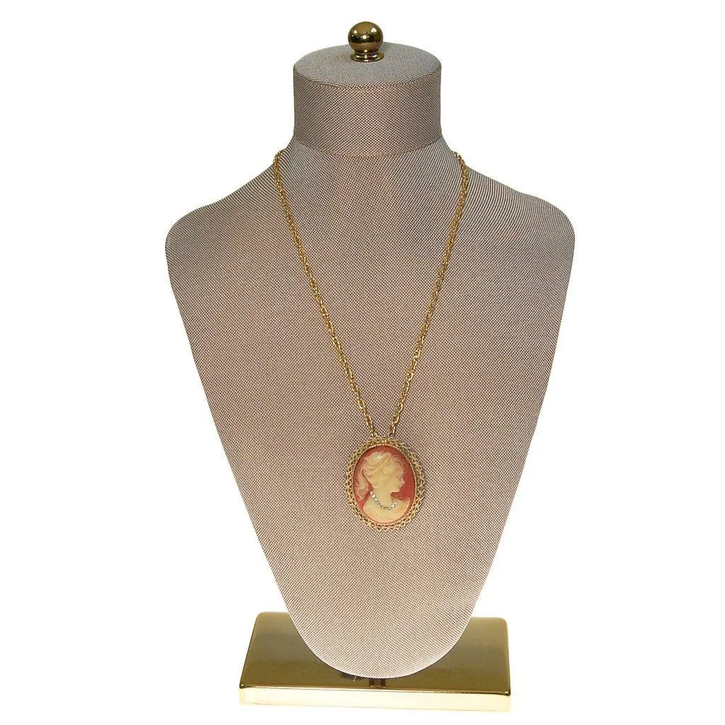Victorian Revival Cameo Pendant Necklace