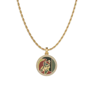 'Victory Emblem' Bicycle Diamond Pendant