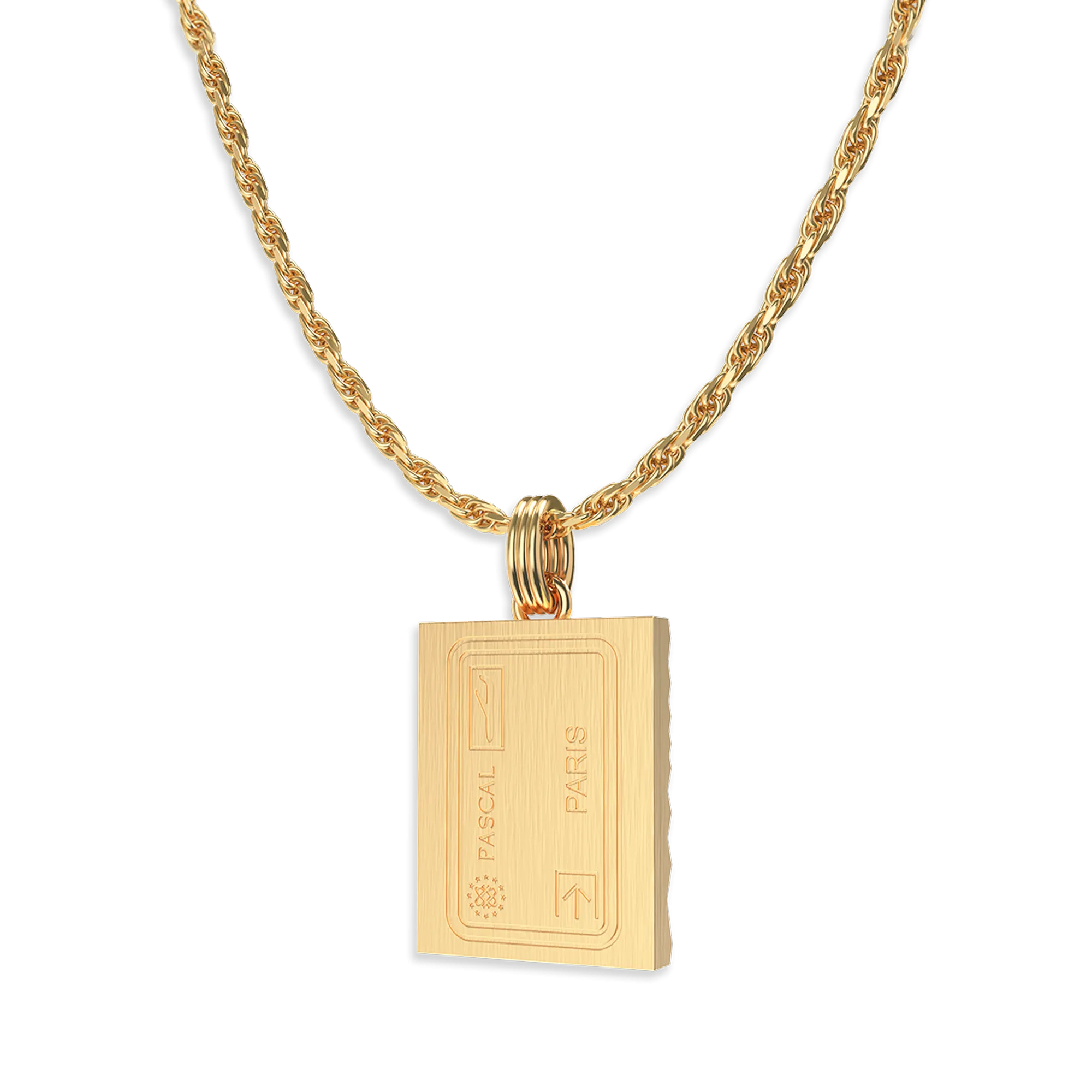 'Victory Emblem' Tennis Gemstone Pendant
