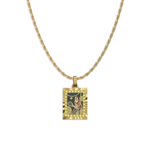 'Victory Emblem' Tennis Gemstone Pendant
