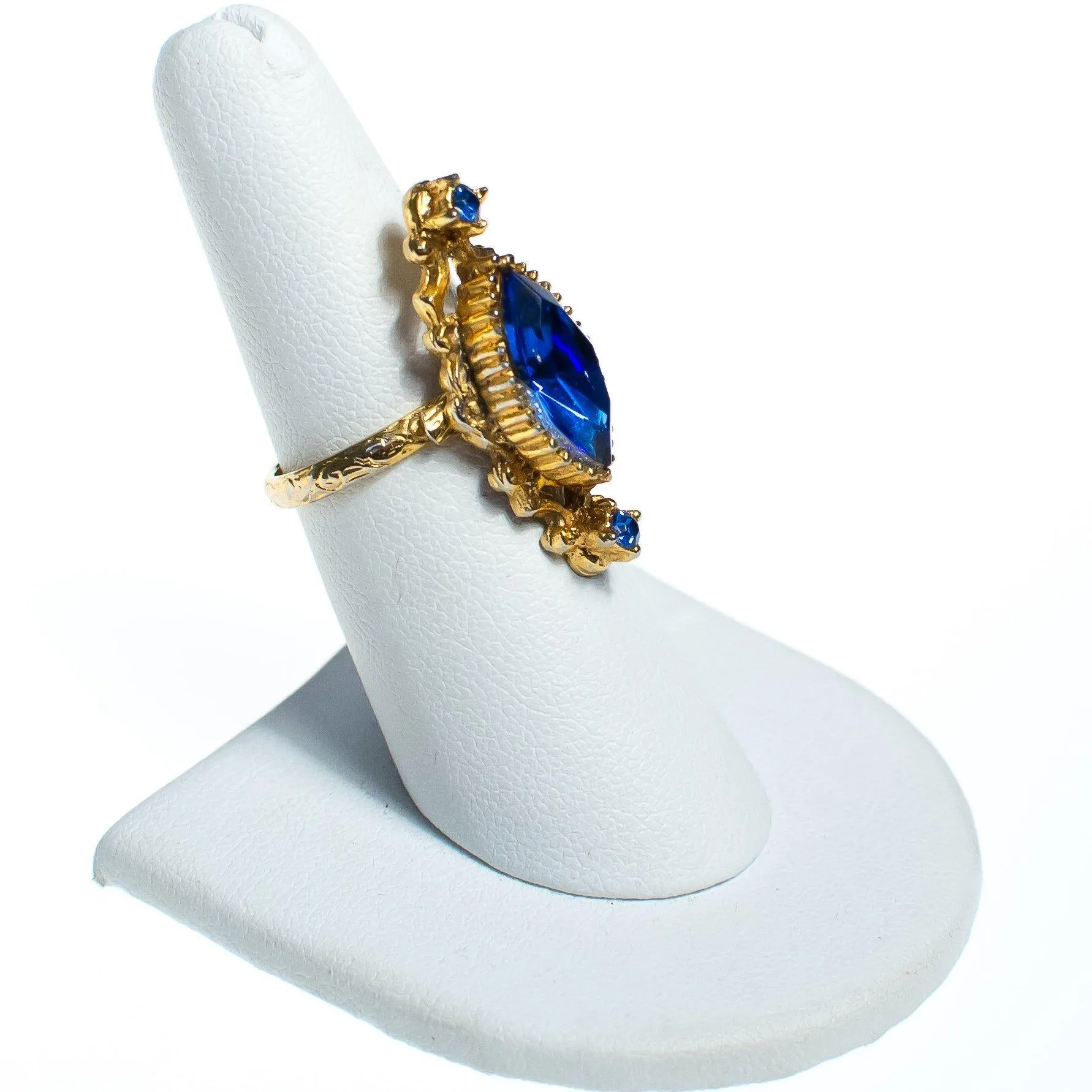 Vintage 1960s Royal Blue Statement Ring
