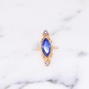 Vintage 1960s Royal Blue Statement Ring
