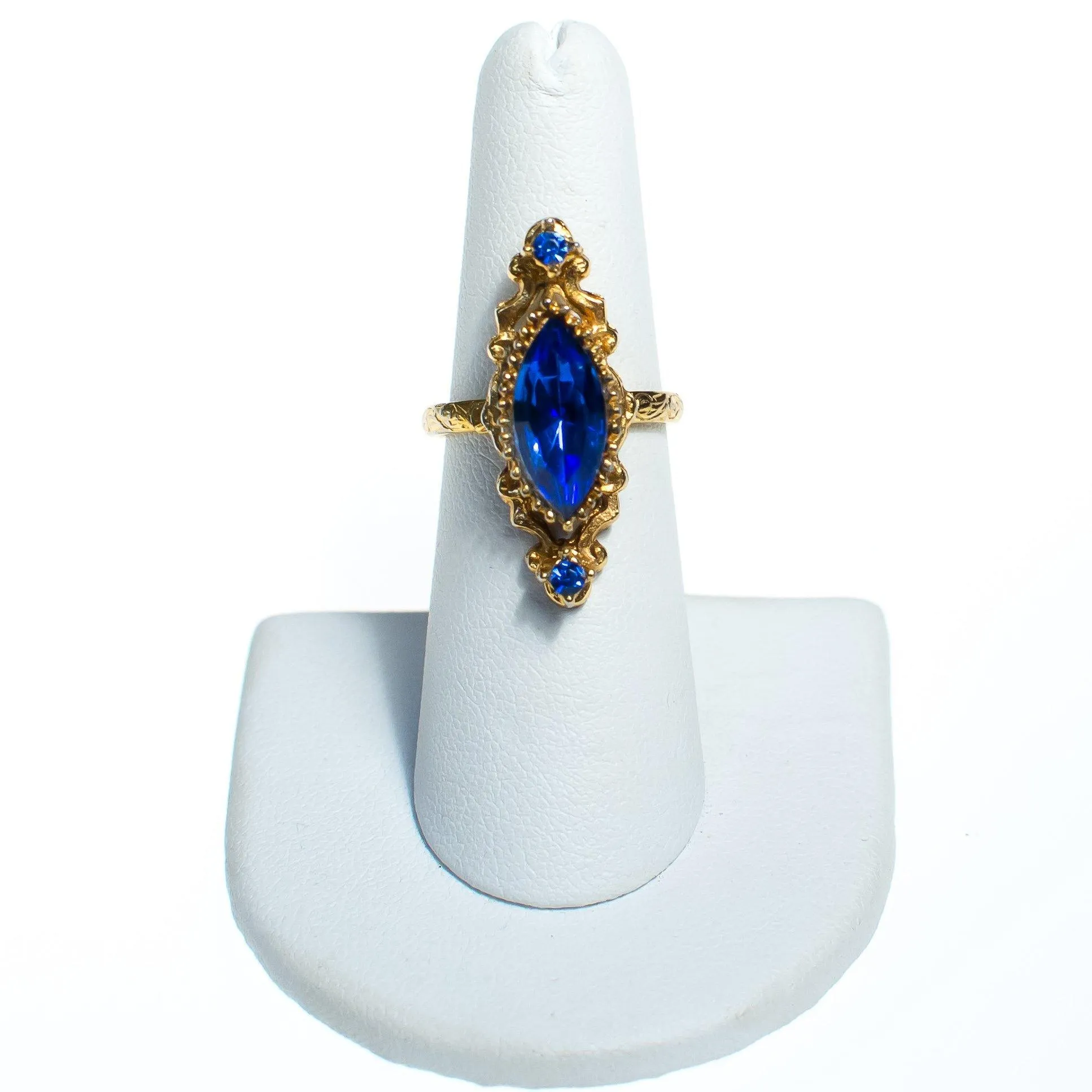 Vintage 1960s Royal Blue Statement Ring
