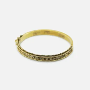 Vintage Etruscan Revival Bangle