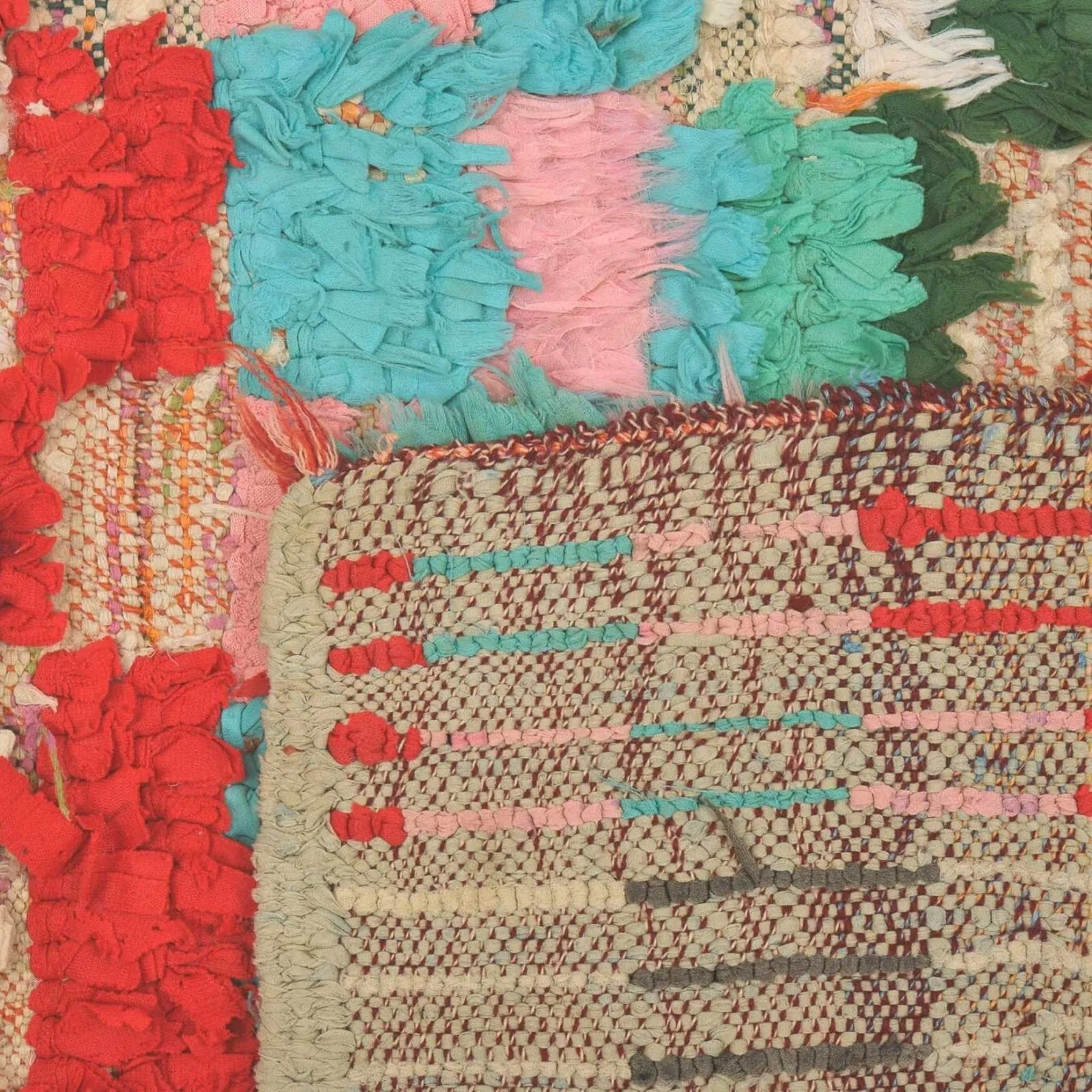 Vintage Hand-Knotted Moroccan Rug · 2'9" x 6'3"