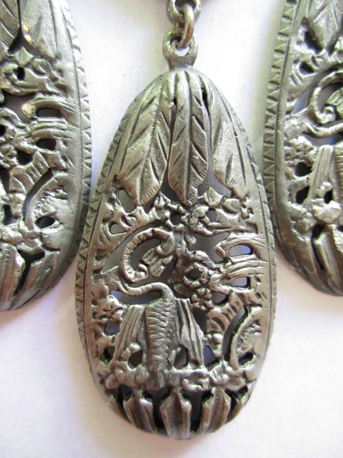 Vintage Pendant, Signed HOBE Egyptian Revival