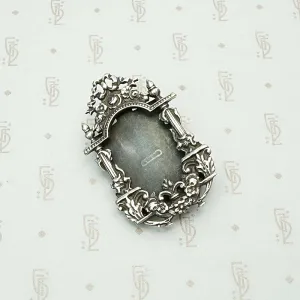 Vintage Victorian Revival Picture Frame Brooch