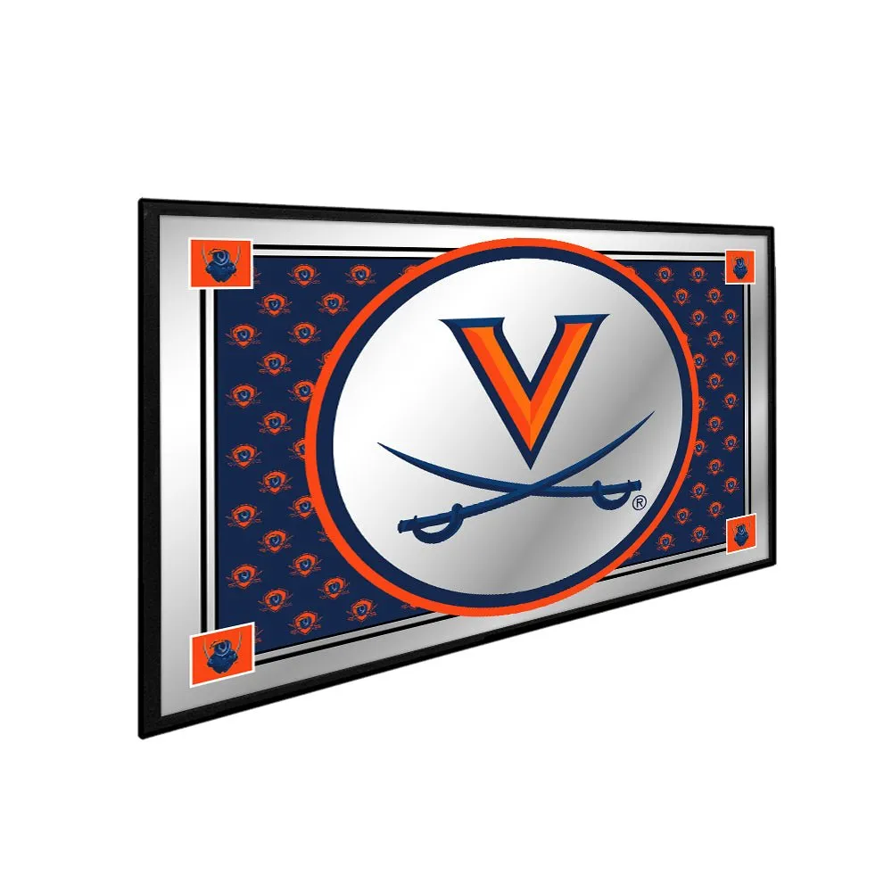 Virginia Cavaliers: Team Spirit - Framed Mirrored Wall Sign