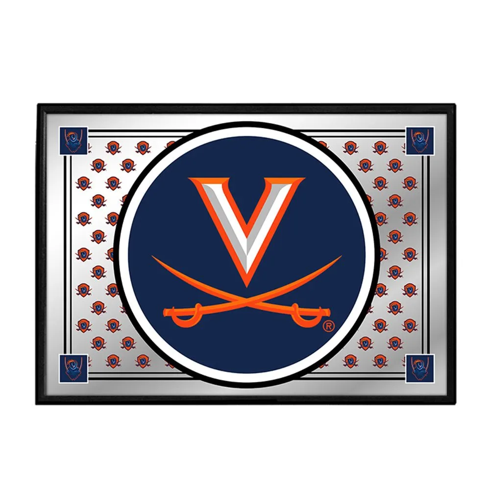 Virginia Cavaliers: Team Spirit - Framed Mirrored Wall Sign