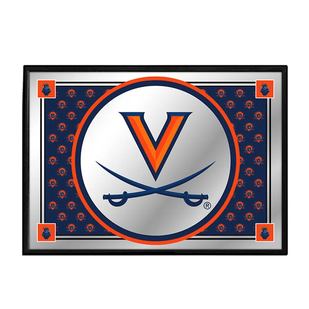 Virginia Cavaliers: Team Spirit - Framed Mirrored Wall Sign