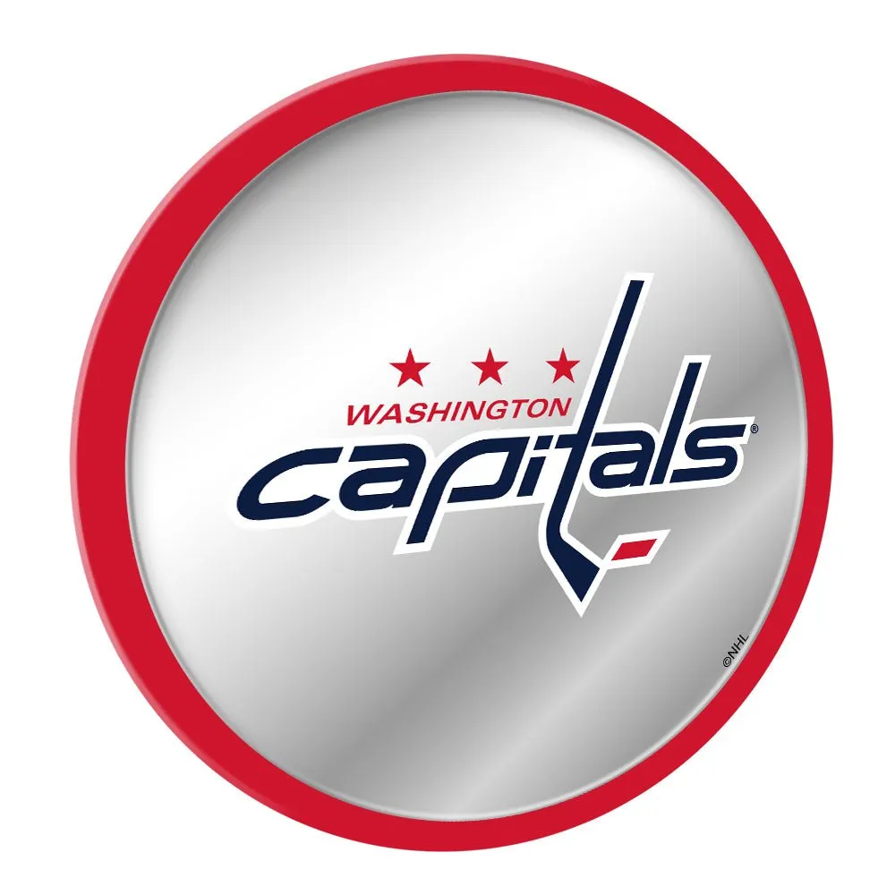 Washington Capitals: Secondary Logo - Modern Disc Mirrored Wall Sign
